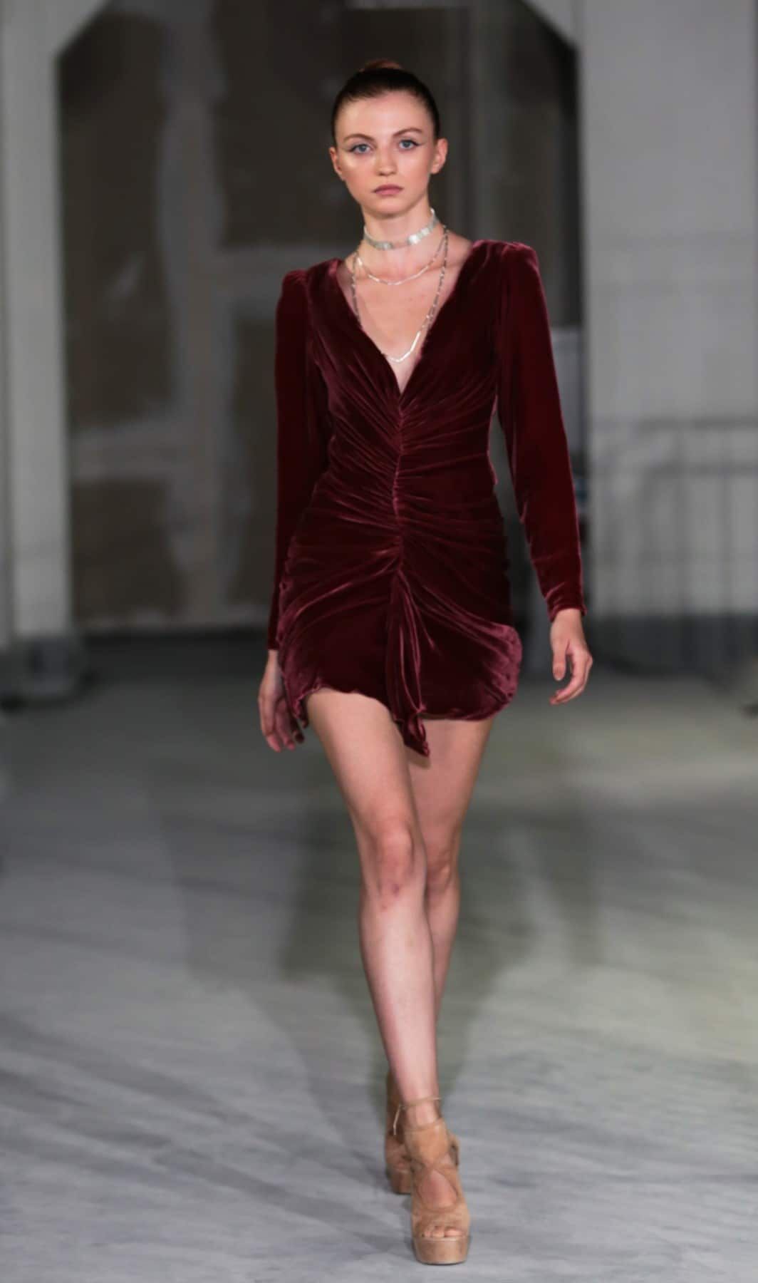 Cashel Velvet Mini Dress