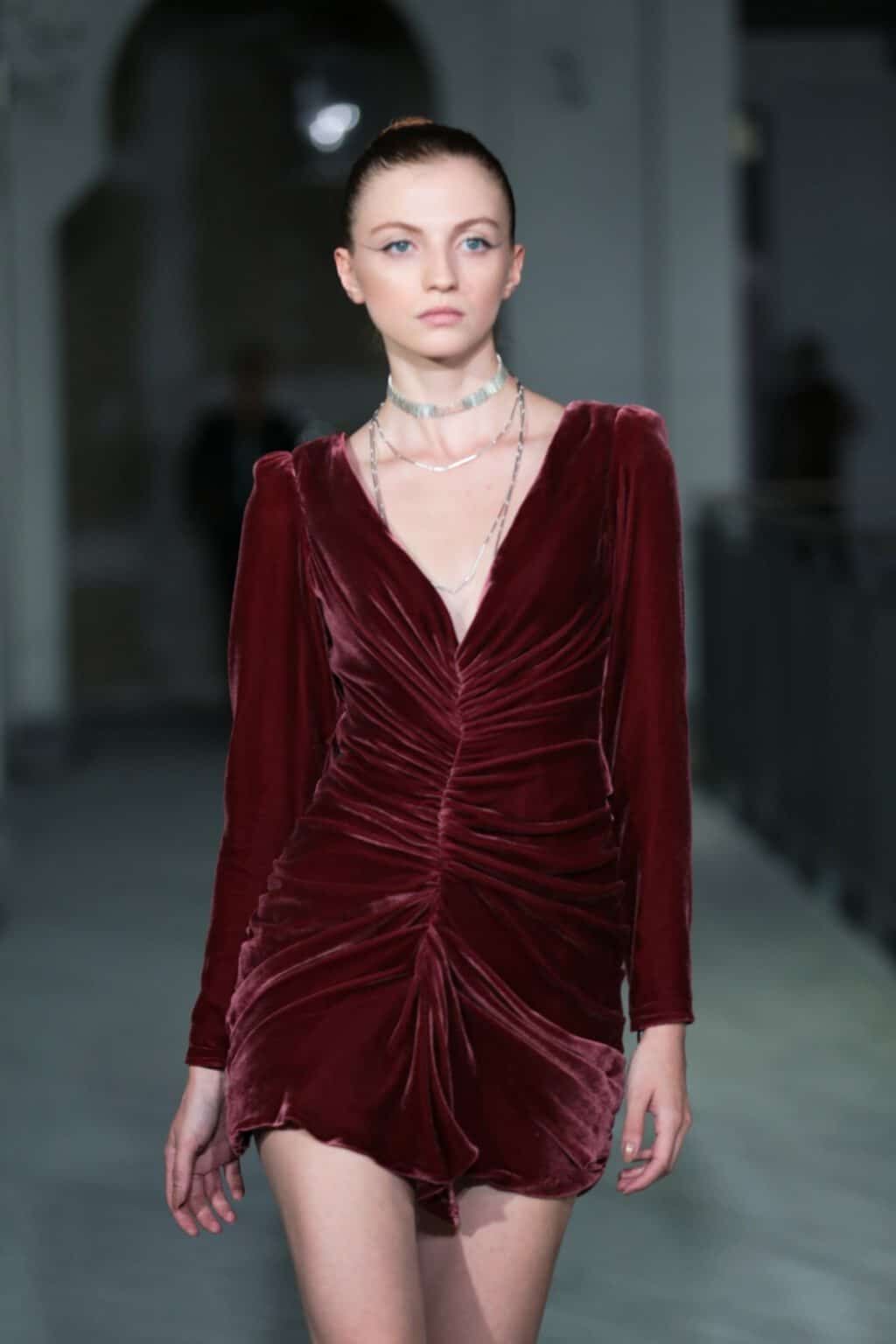 Cashel Velvet Mini Dress