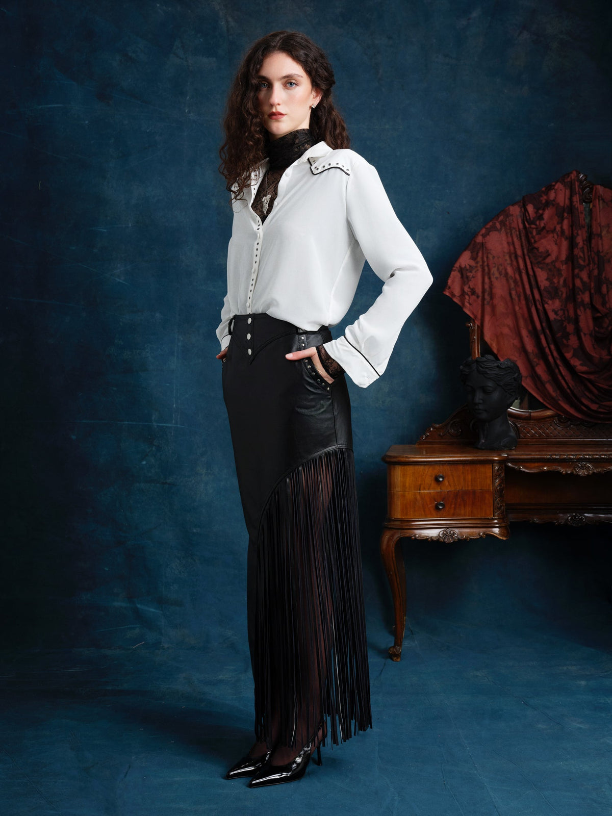 Dakota Western Silk Shirt