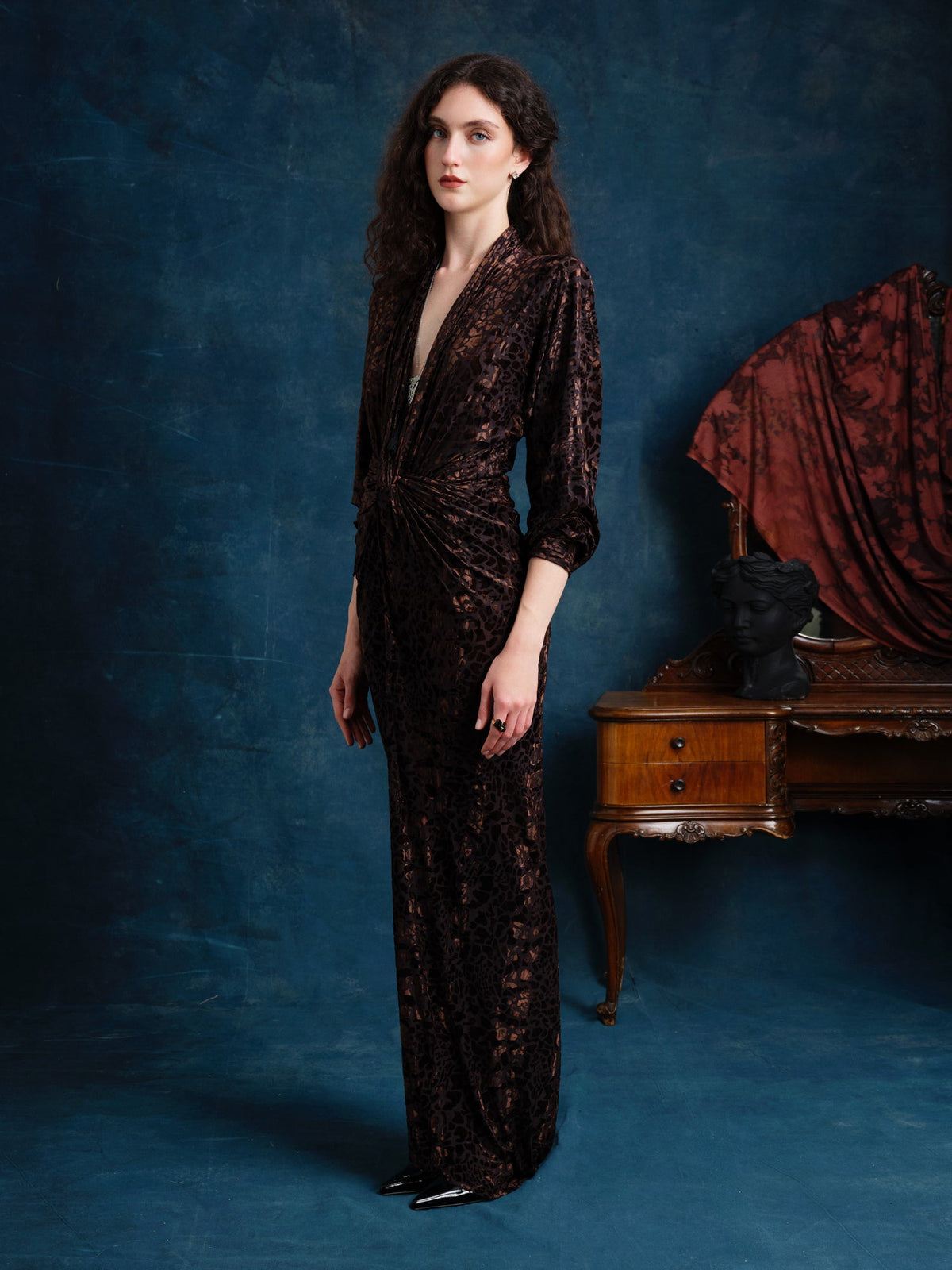 Colette Velvet Maxi Dress