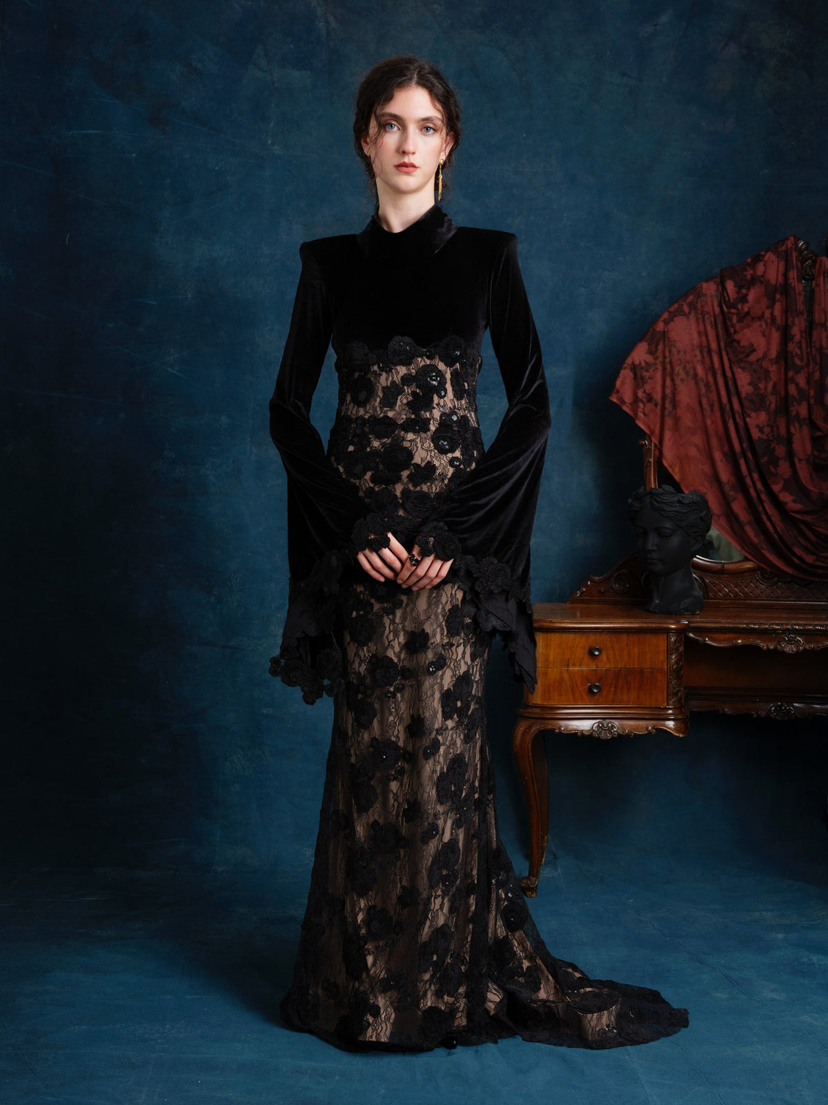 Gabriela Lace Maxi Dress