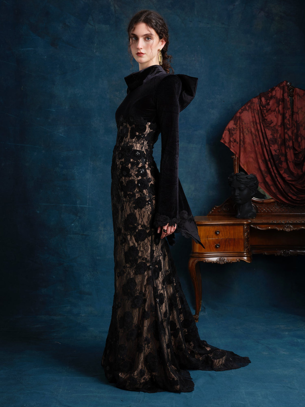 Gabriela Lace Maxi Dress