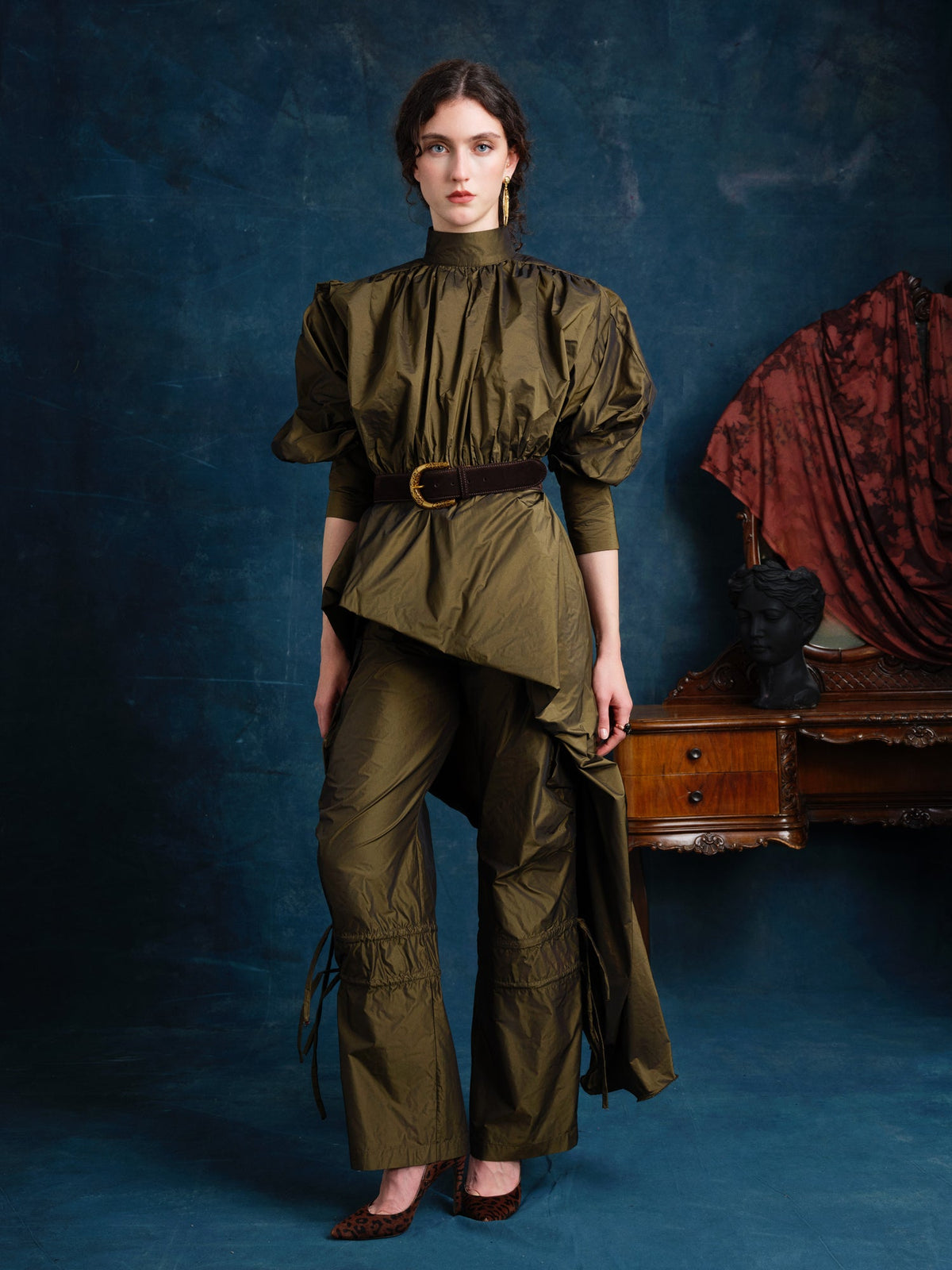 Bianca Assymetric Tafetta Tunic