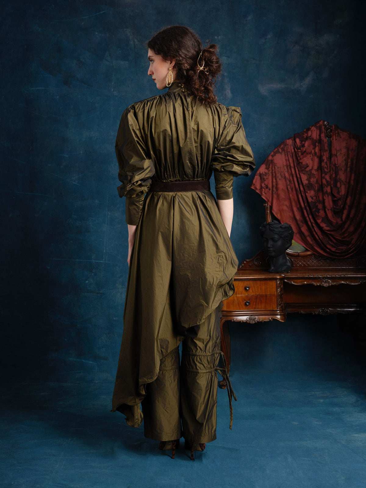 Bianca Assymetric Tafetta Tunic