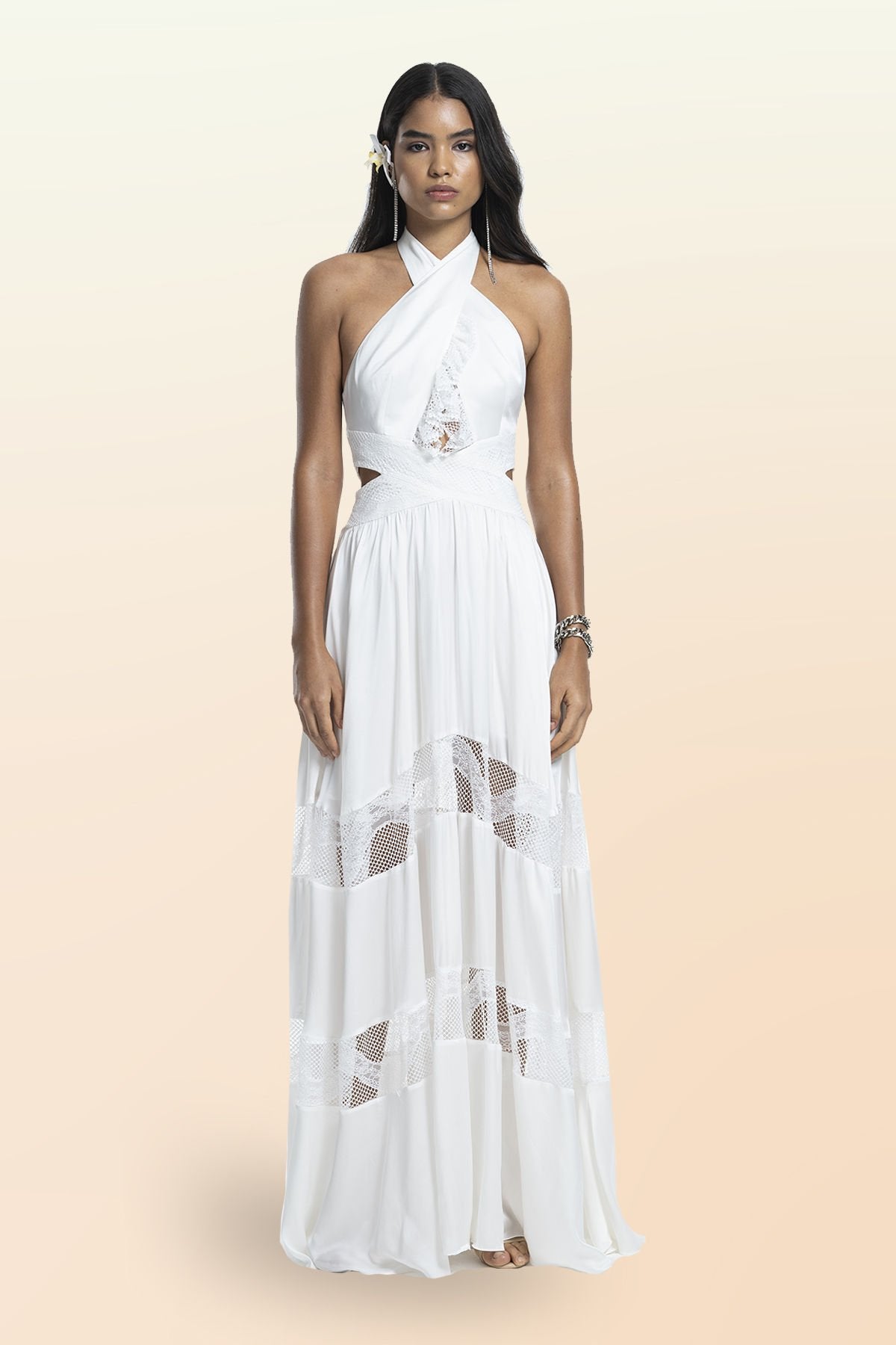 Asia Silk Maxi Dress