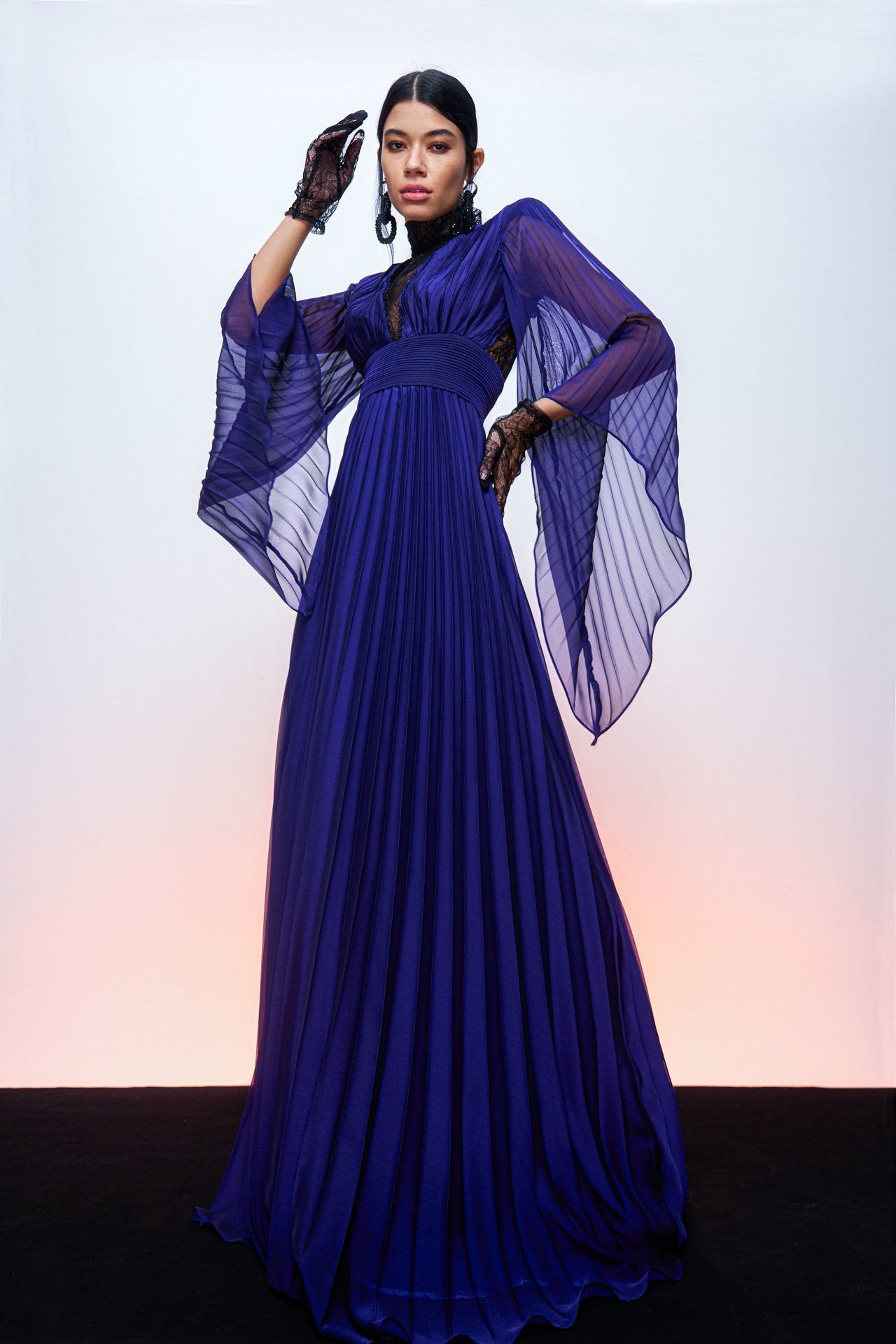 Lotus Maxi Evening Dress