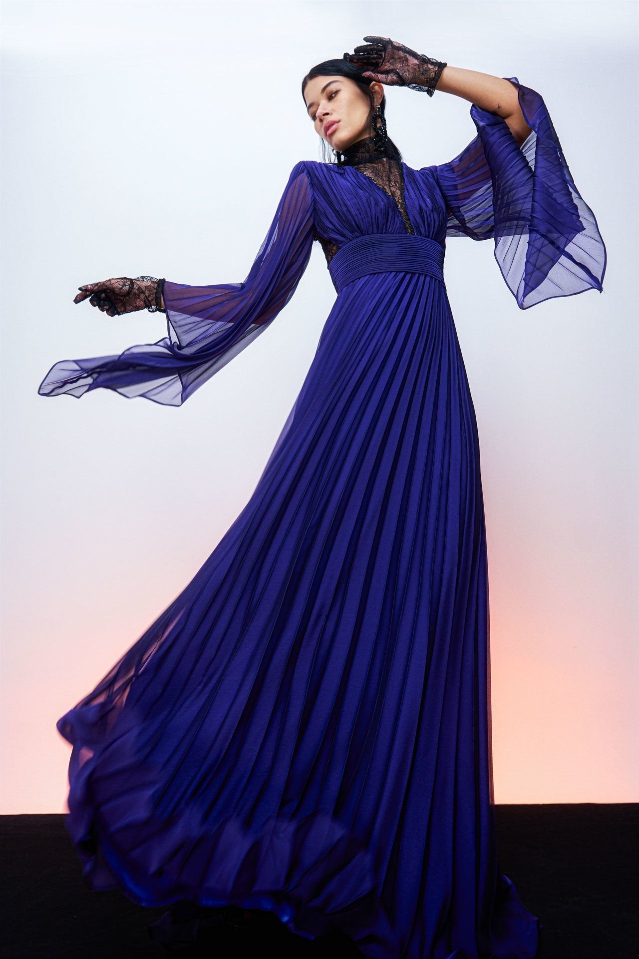 Lotus Maxi Evening Dress