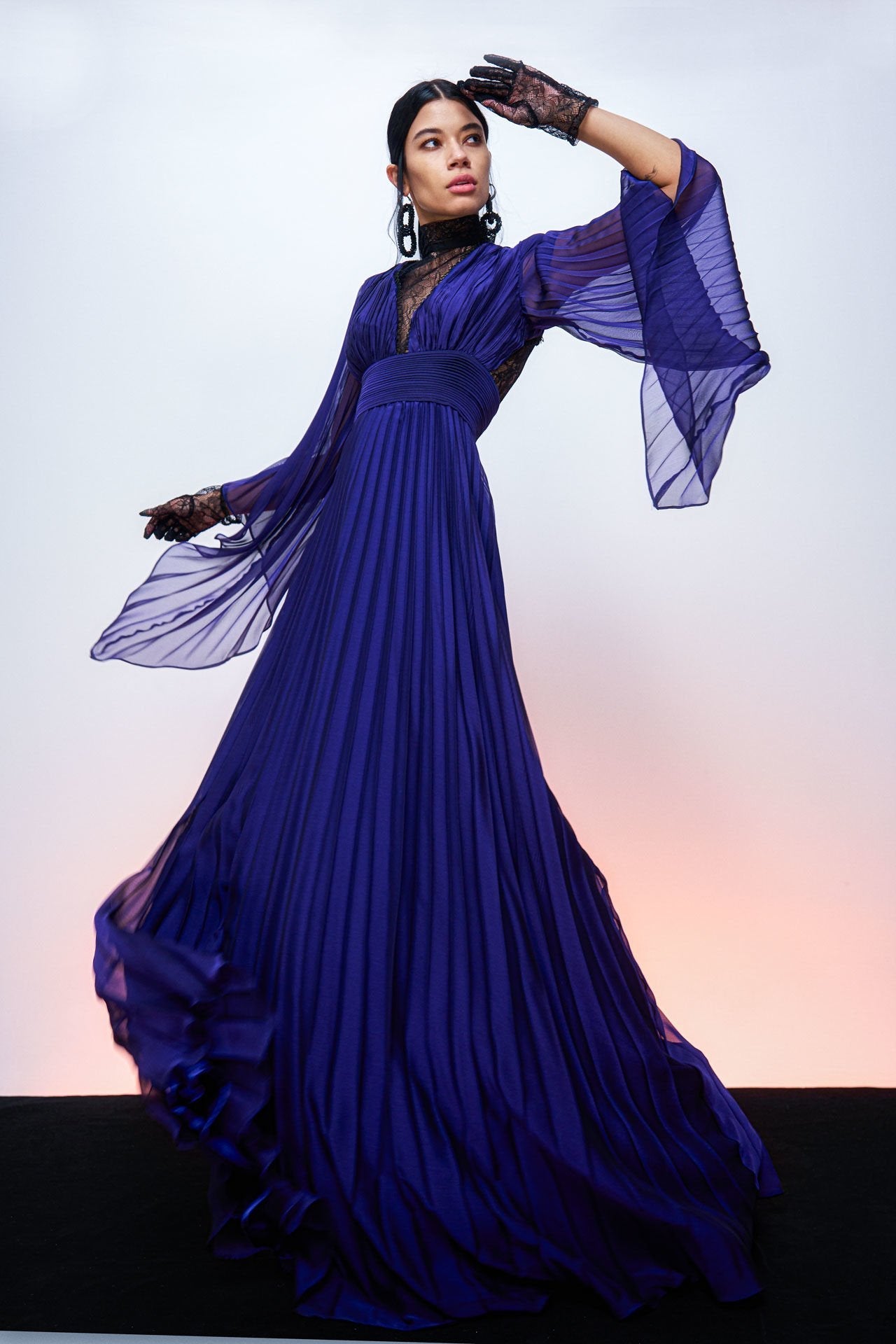 Lotus Maxi Evening Dress