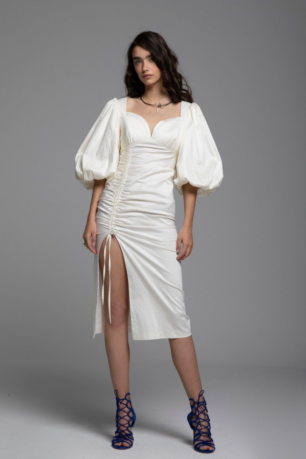 white zelda dress Zelda Midi Dress