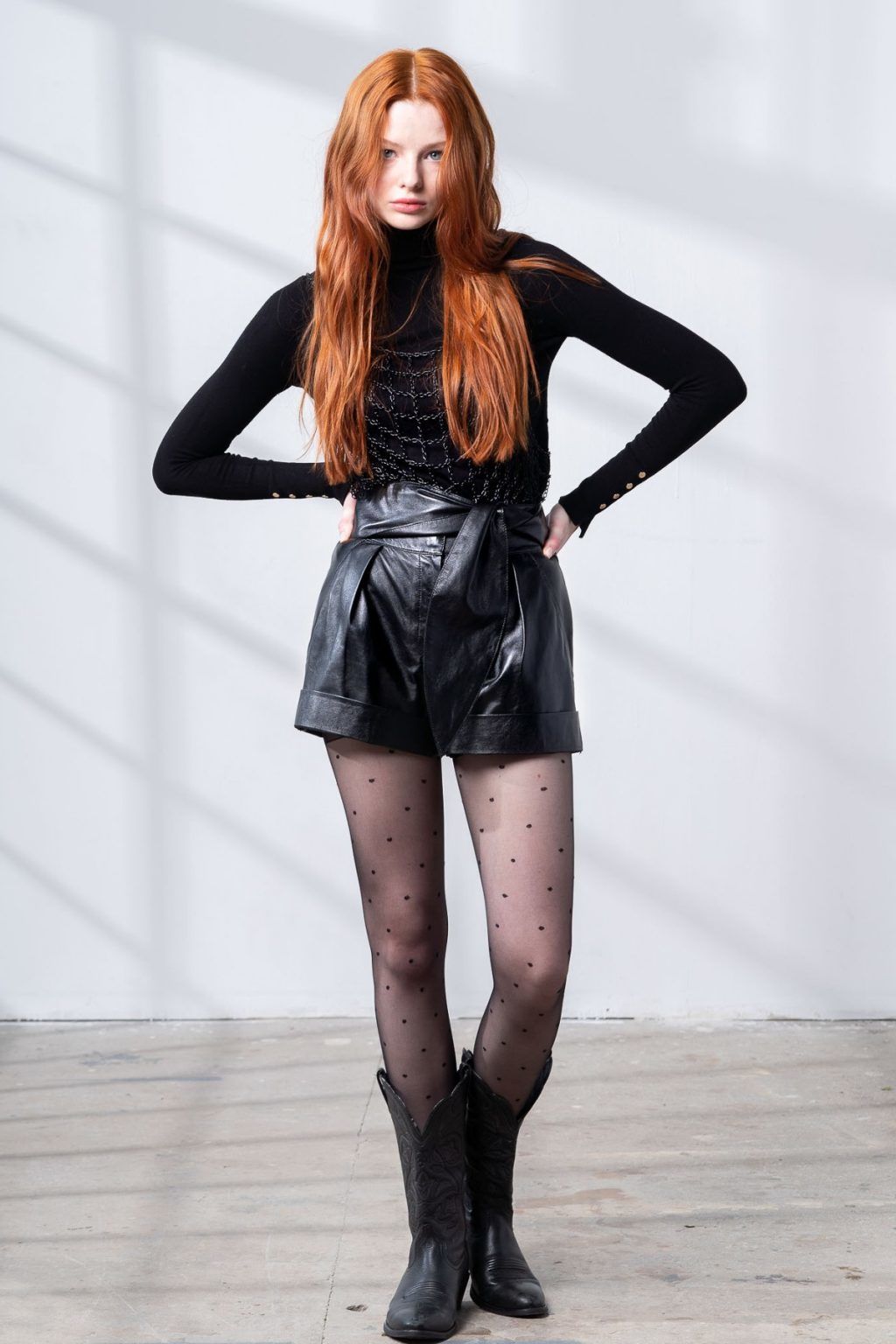 Gemma Leather Short