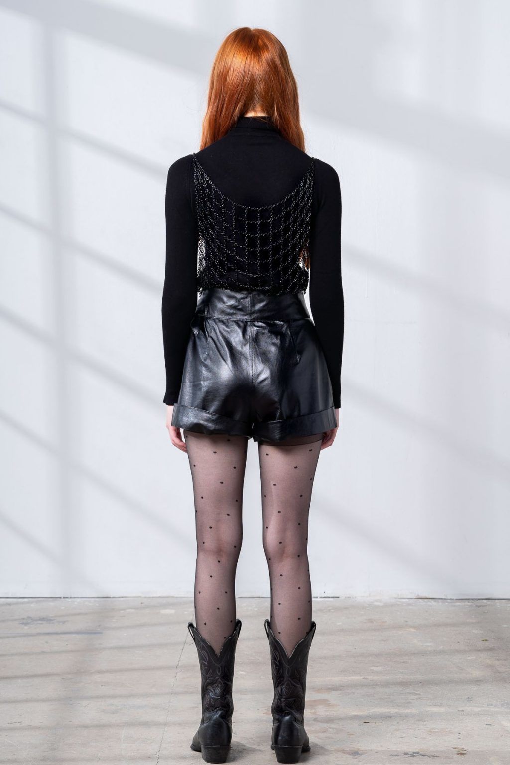 Gemma Leather Short