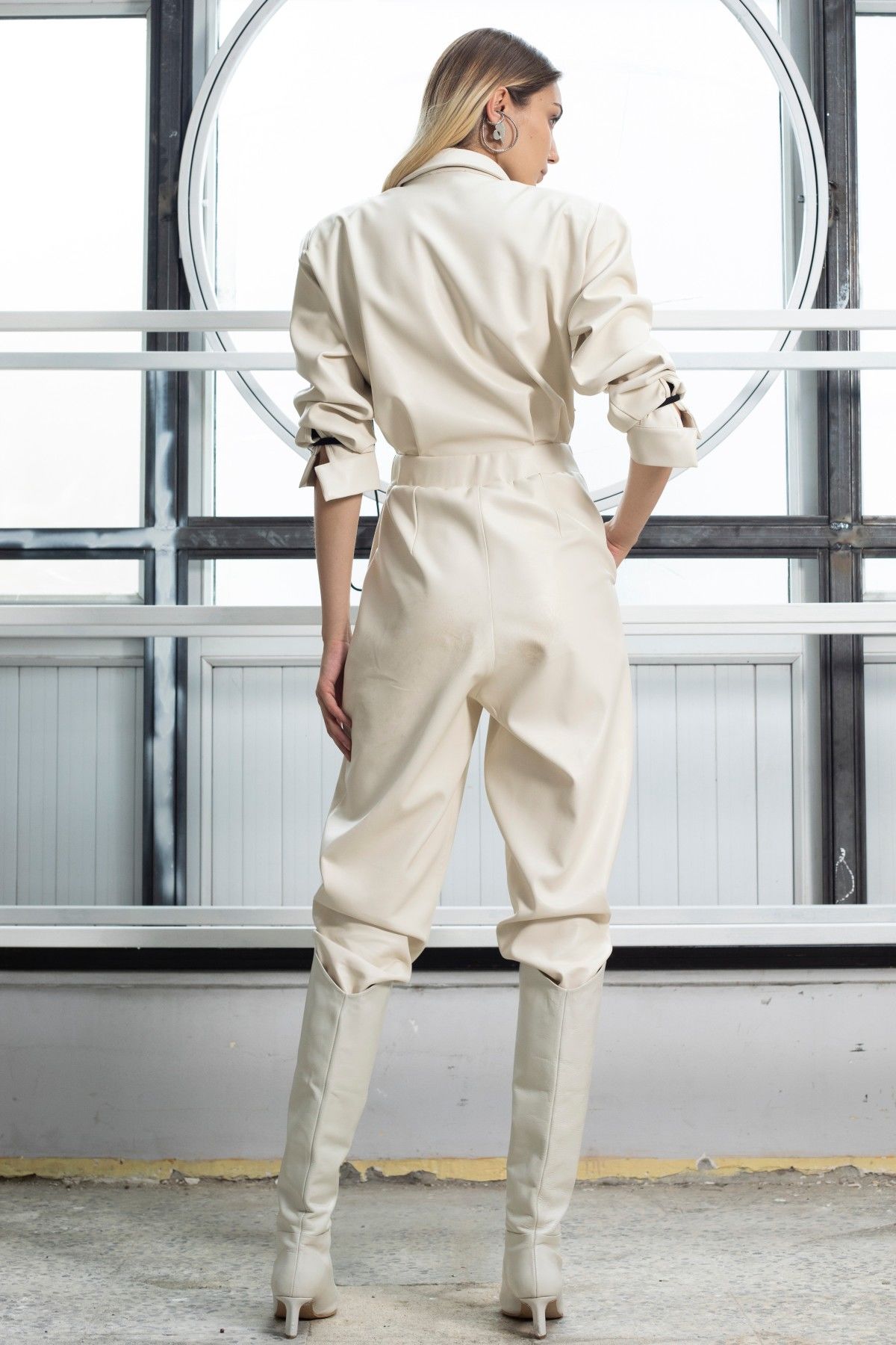 Ocean Leather Jumpsuit