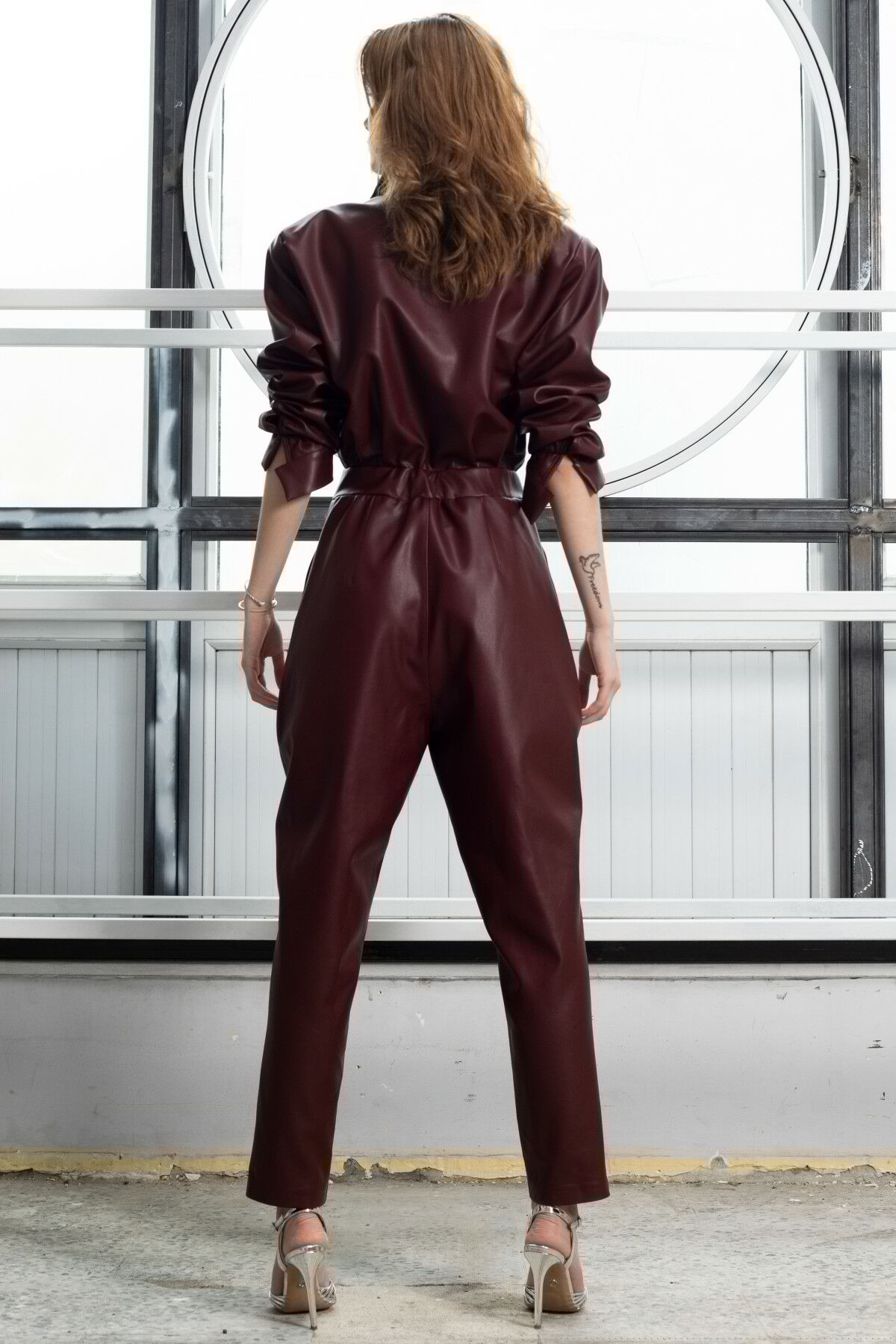 Ocean Leather Jumpsuit