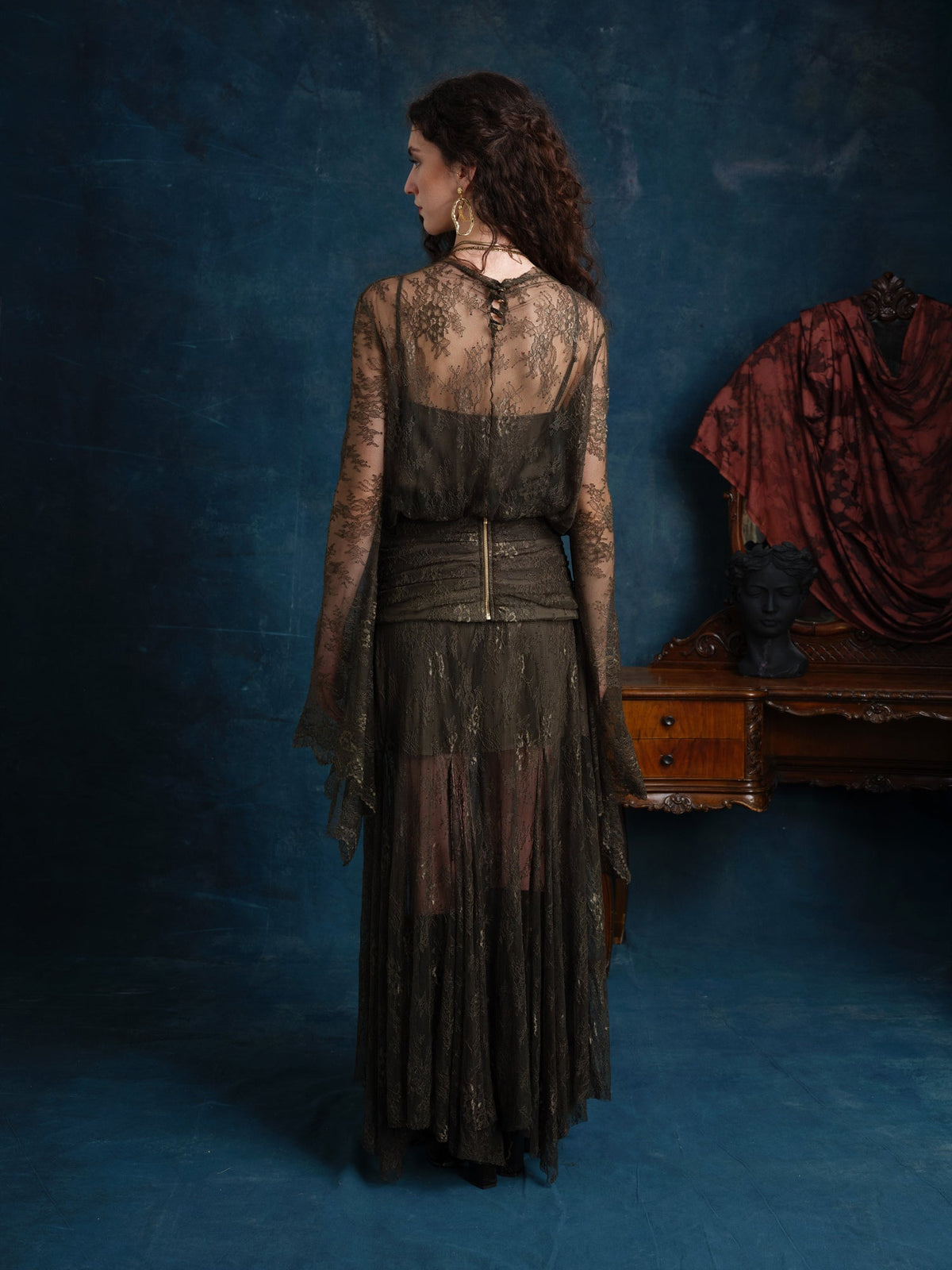 Alessandra Lace Maxi Dress