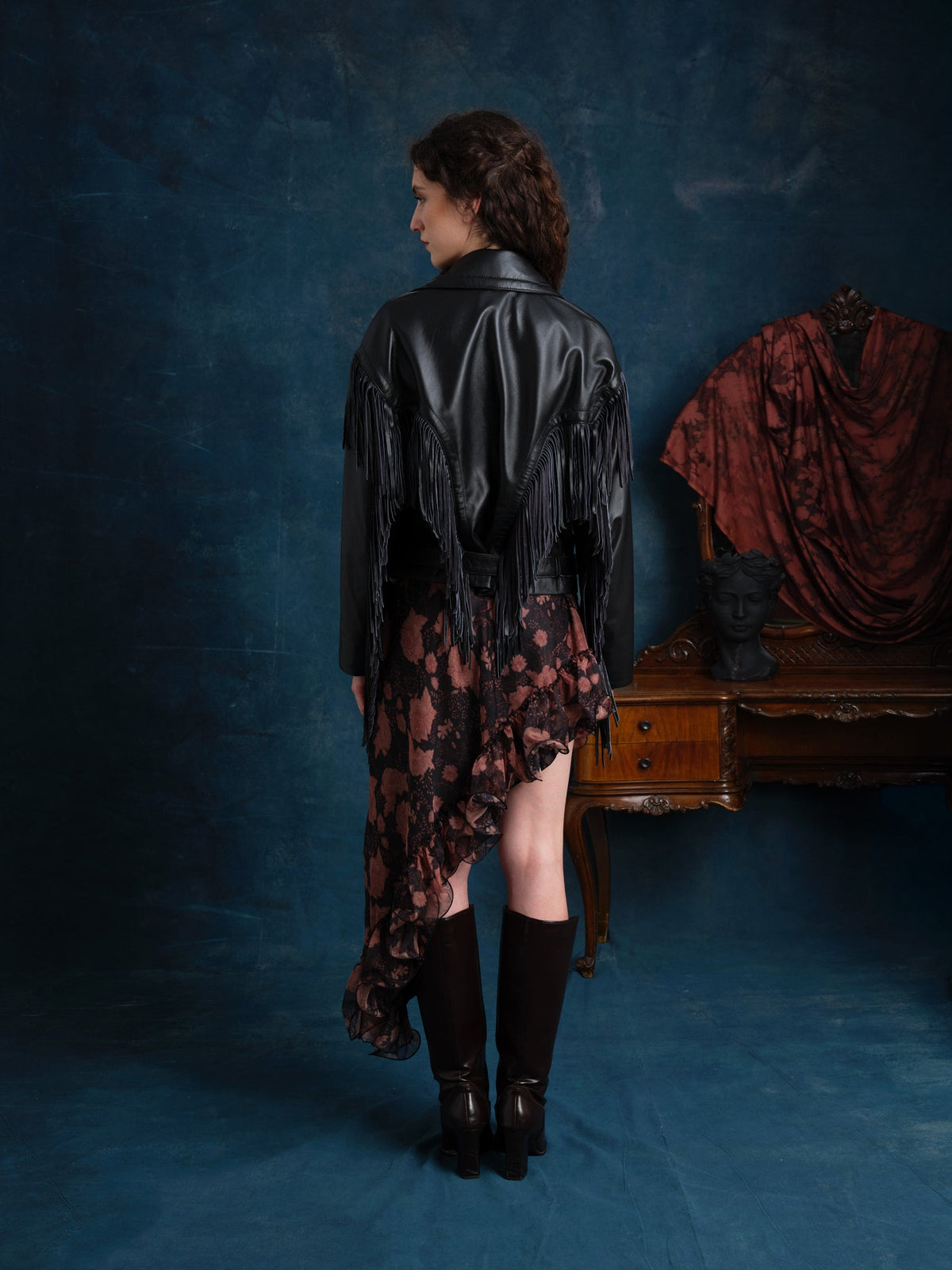 Fiorella Biker Leather Jacket