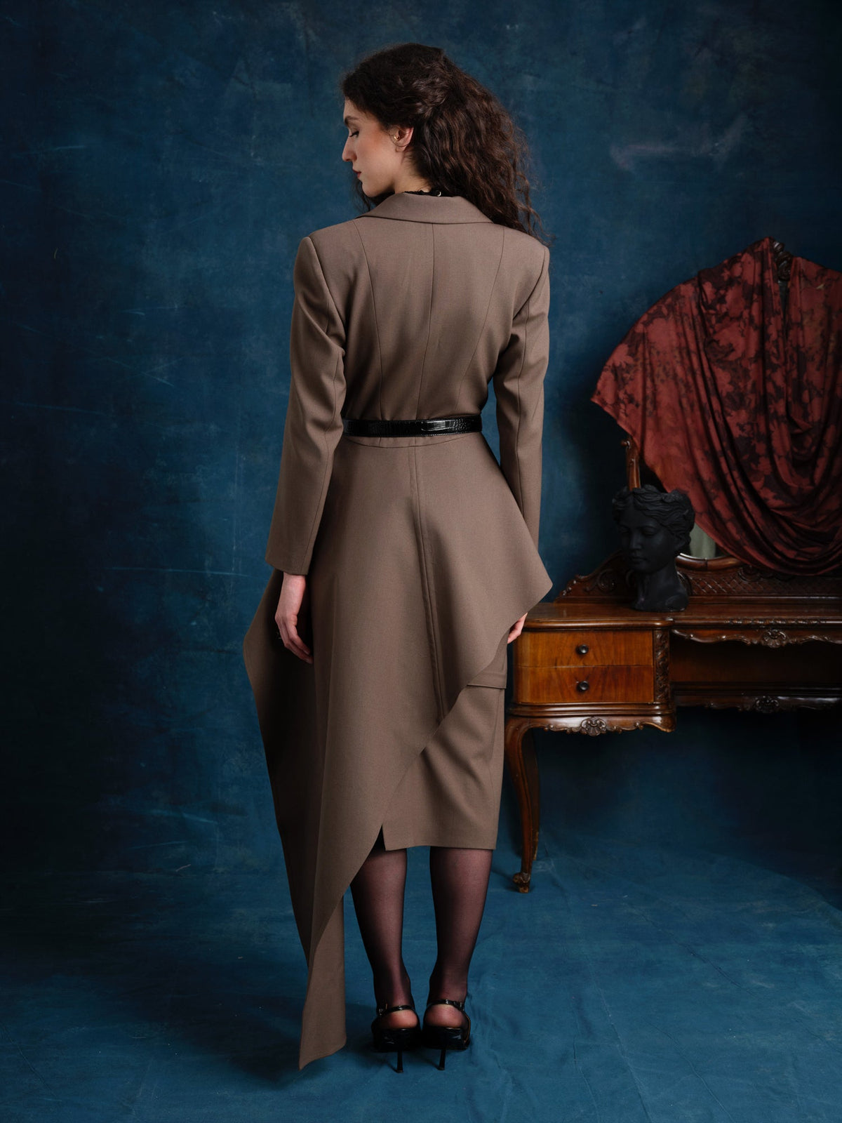 Jolene Assymetric Wool Jacket