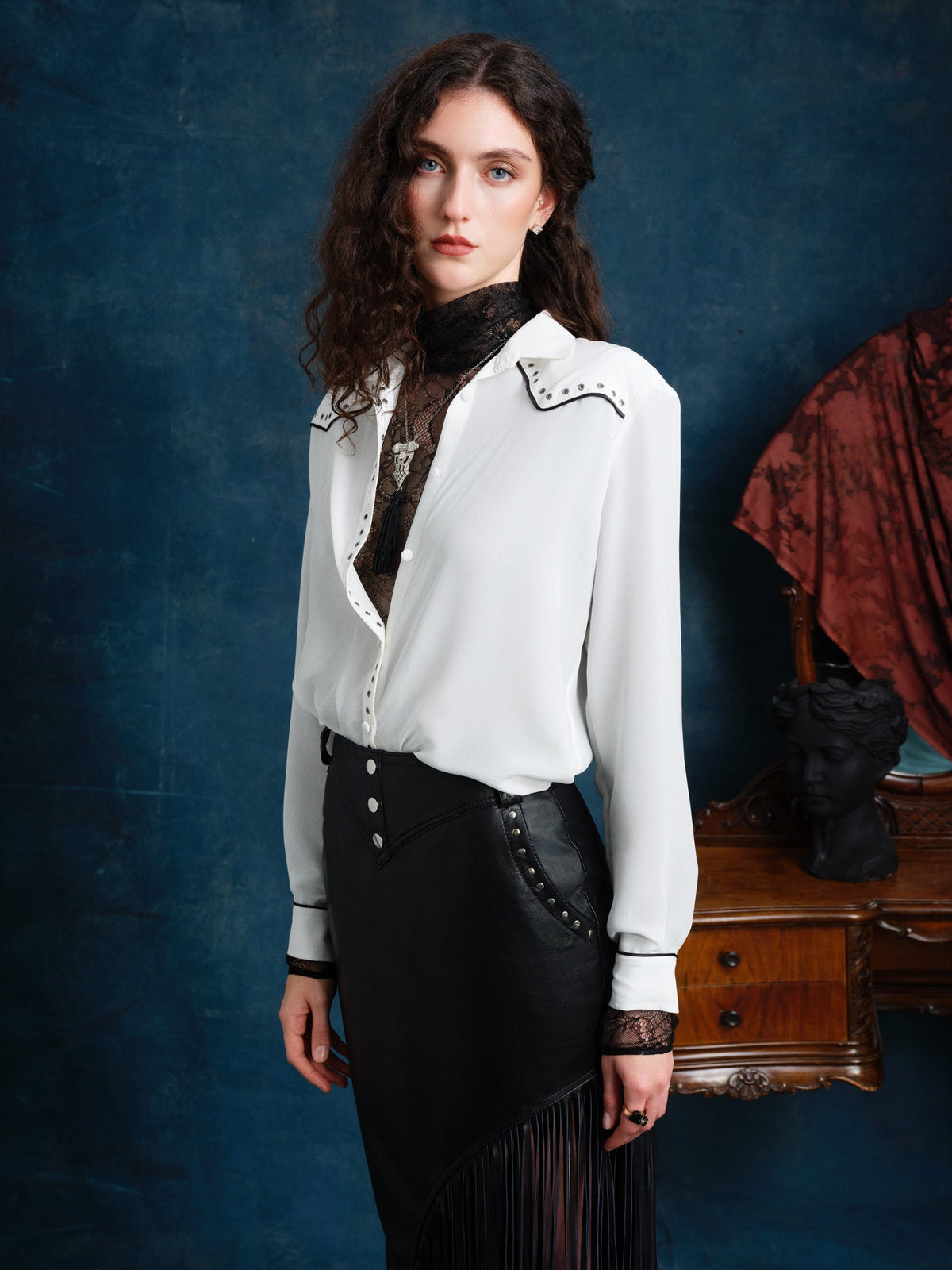 Dakota Western Silk Shirt