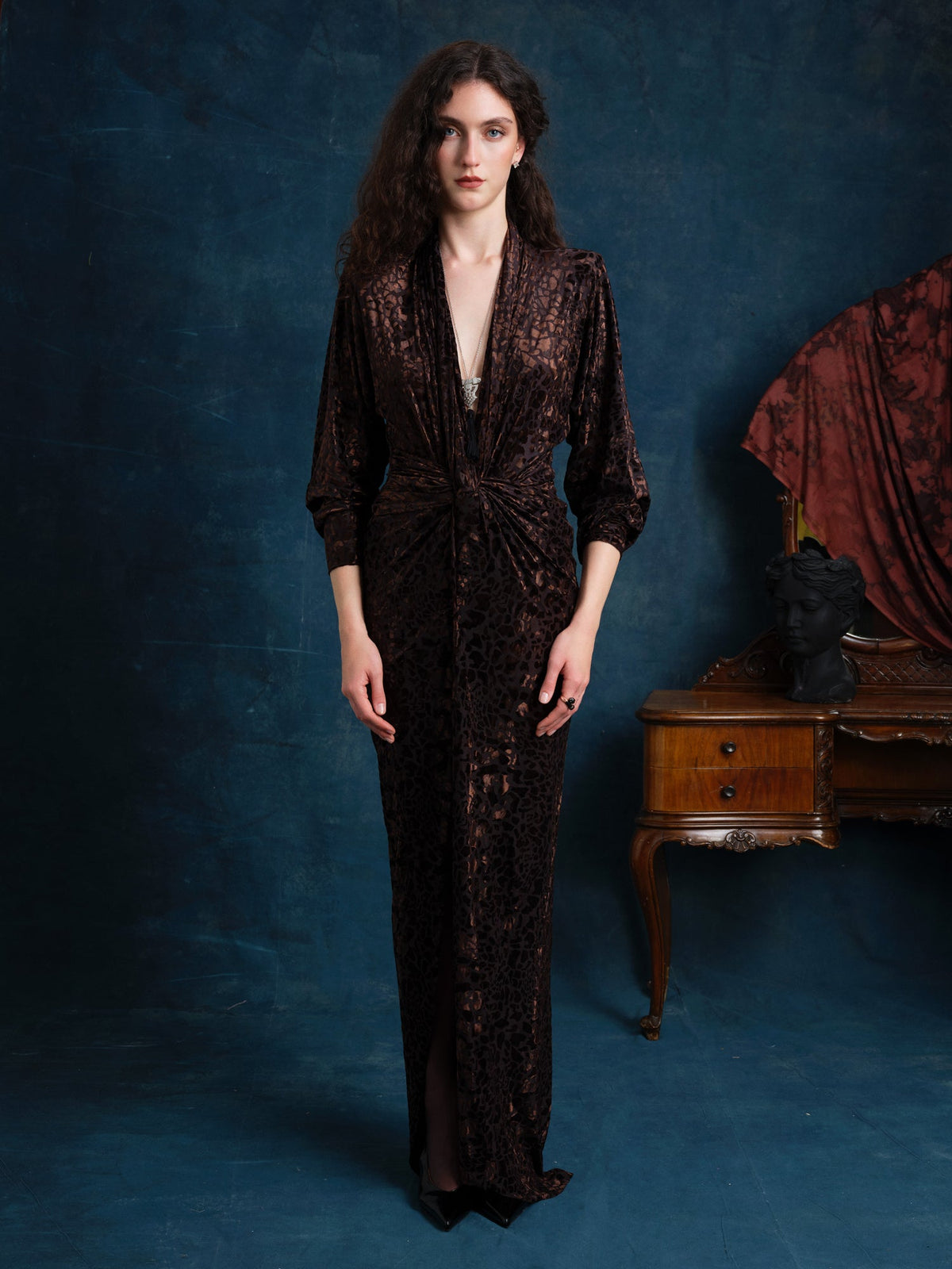 Colette Velvet Maxi Dress