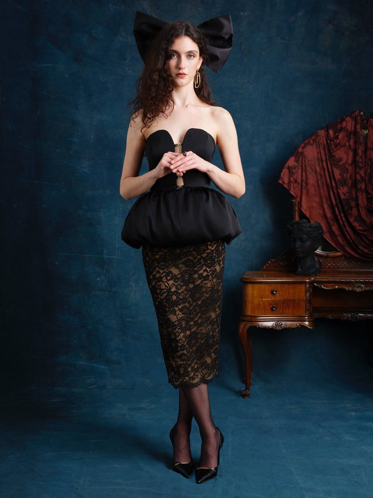 Camille Satin Corset