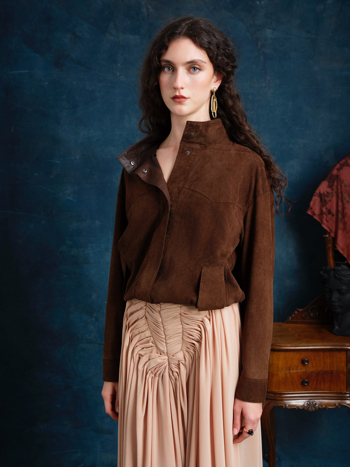 Dolly Suede Shirt Jacket