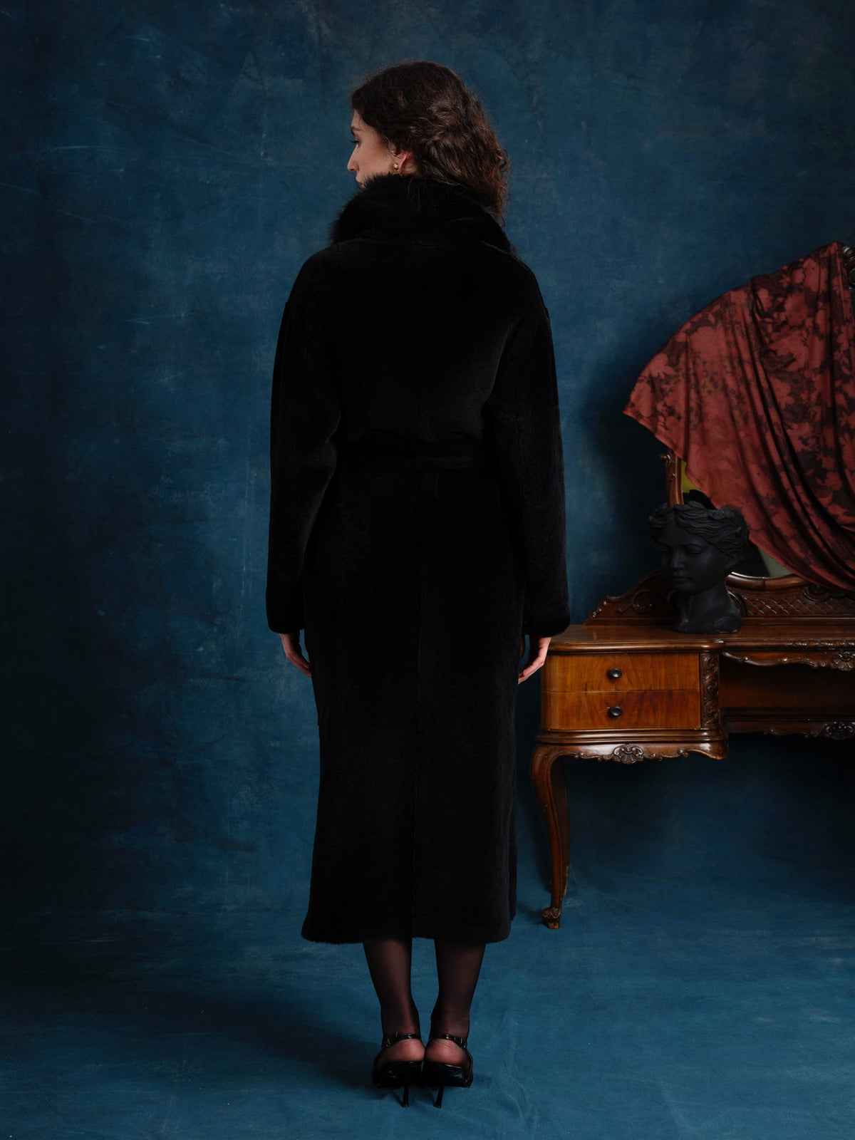 Rosalie Oversized Shearling Coat