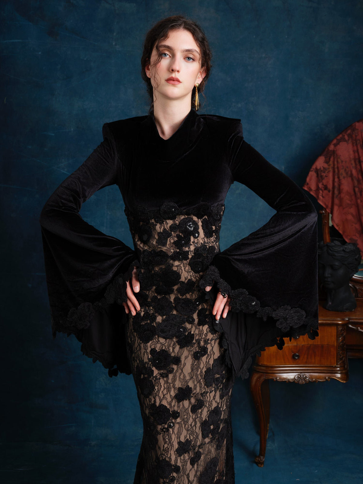 Gabriela Lace Maxi Dress