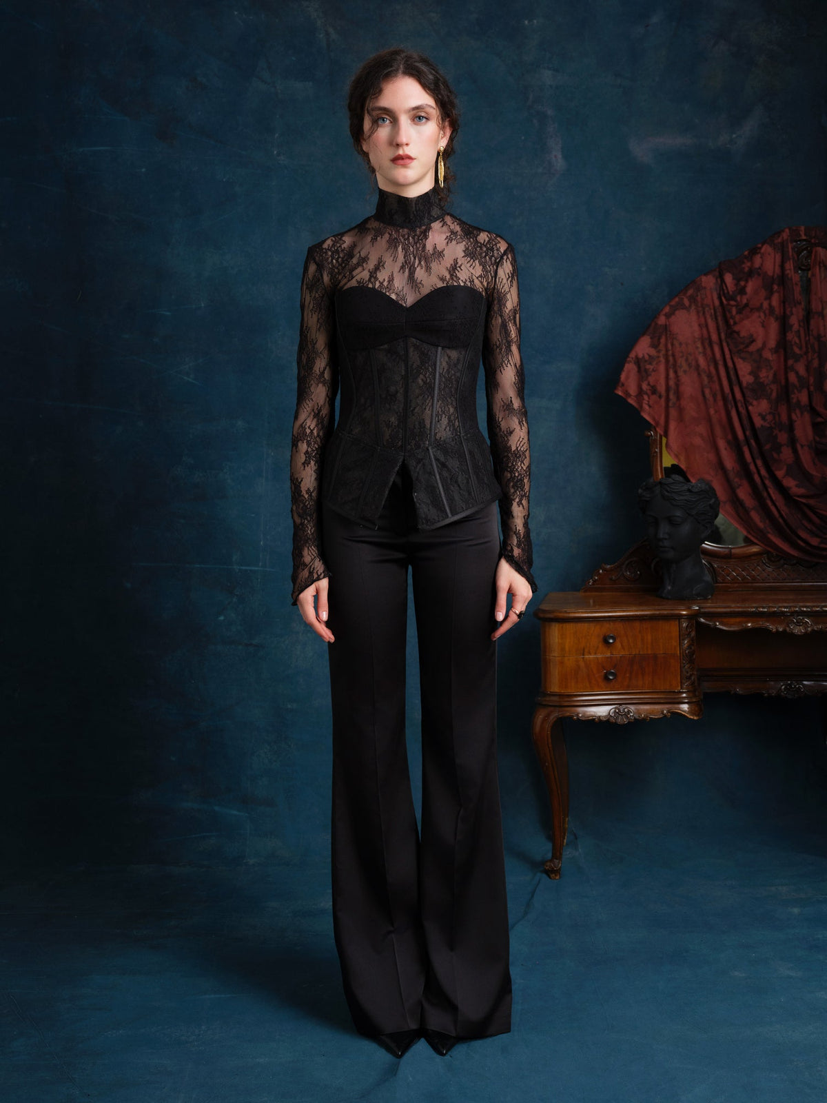 River Lace Corset Top