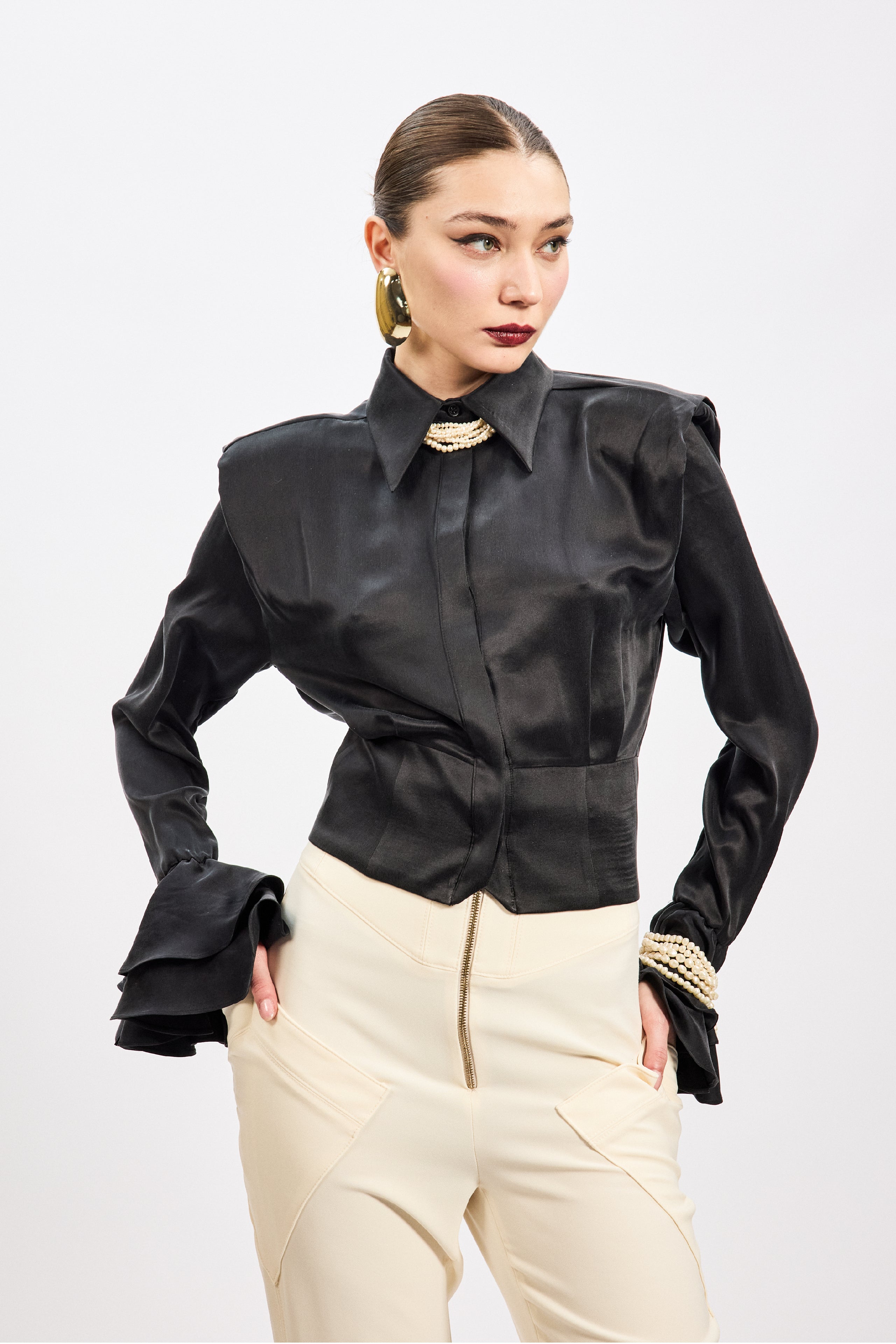 Freesia Silk Shirt