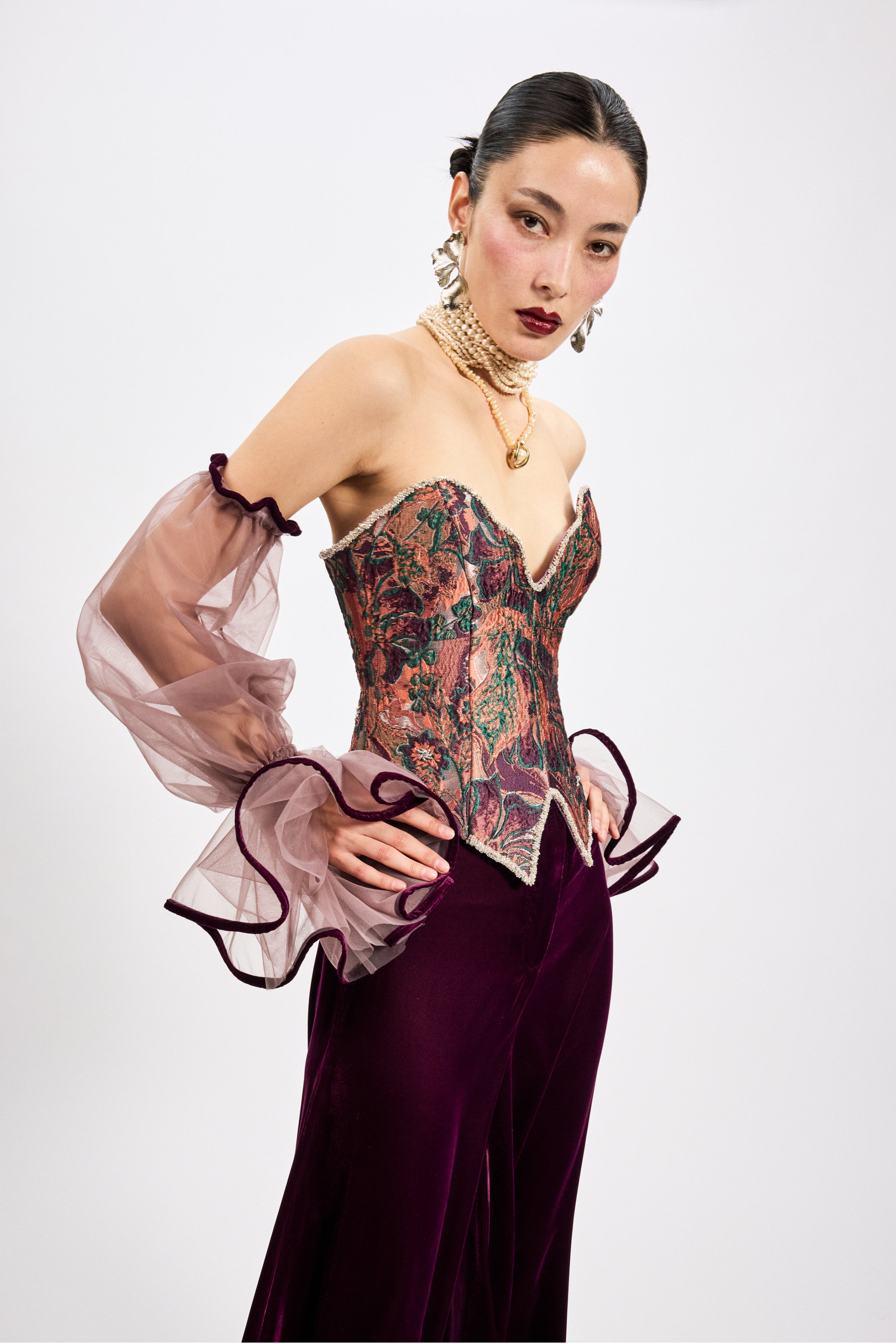 Peony Corset Top